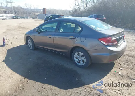 2013 Honda Civic Lx from USA, damaged, VIN 19XFB2F53DE201410